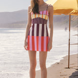 Sorbet Stripe Mini Dress