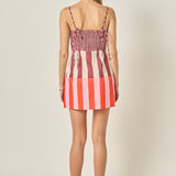 Sorbet Stripe Mini Dress