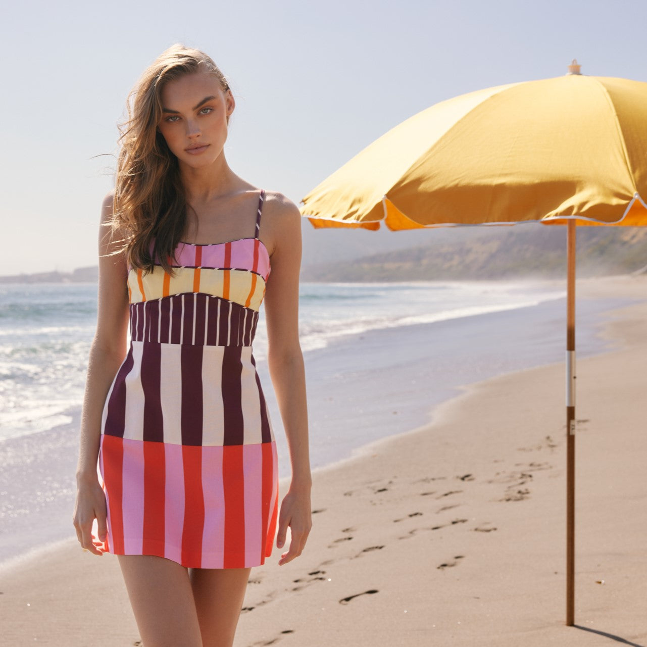 Sorbet Stripe Mini Dress
