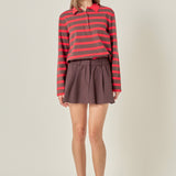 Rugby Stripe Knit Polo