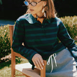 Rugby Stripe Knit Polo
