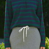 Rugby Stripe Knit Polo