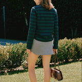 Rugby Stripe Knit Polo