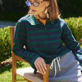 Rugby Stripe Knit Polo