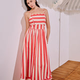 Bold Stripe Midi Dress