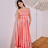 Bold Stripe Midi Dress