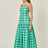 Gingham Midi Dress