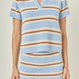 Stripe Polo Shirt