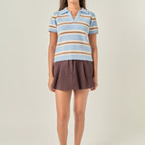 Stripe Polo Shirt