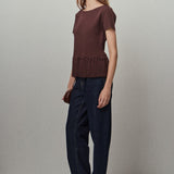 Fringe Hem Knit Top