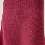 Fringe Hem Knit Midi Skirt