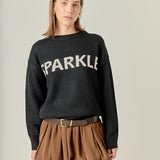 Sparkle Lettering Sweater