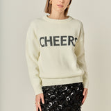Cheers Lettering Sweater