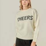 Cheers Lettering Sweater
