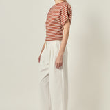 Striped Fitted Knit Top