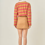 Striped Rugby Polo Shirt