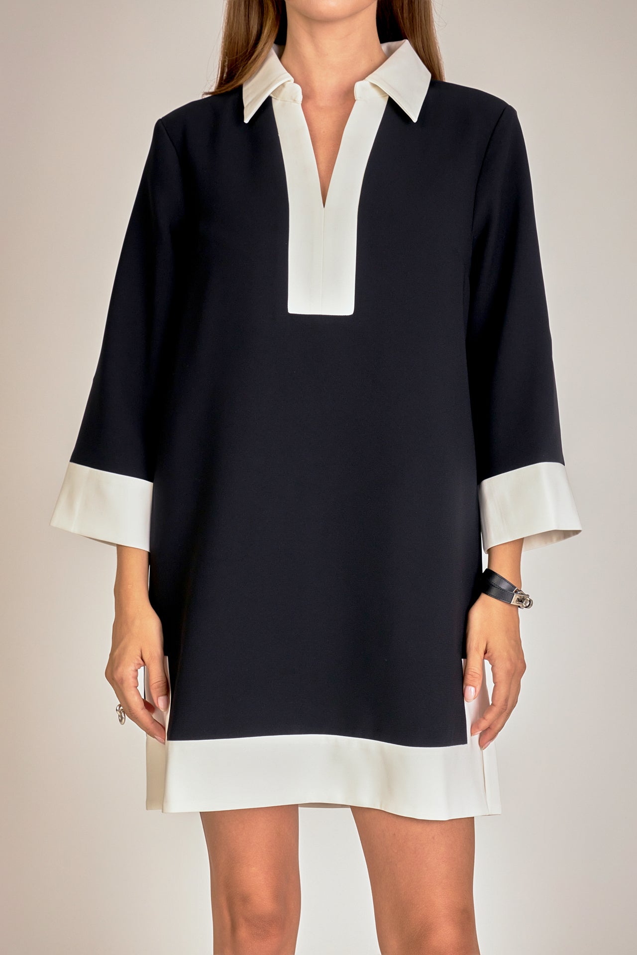 Colorblock Mini Dress – English Factory