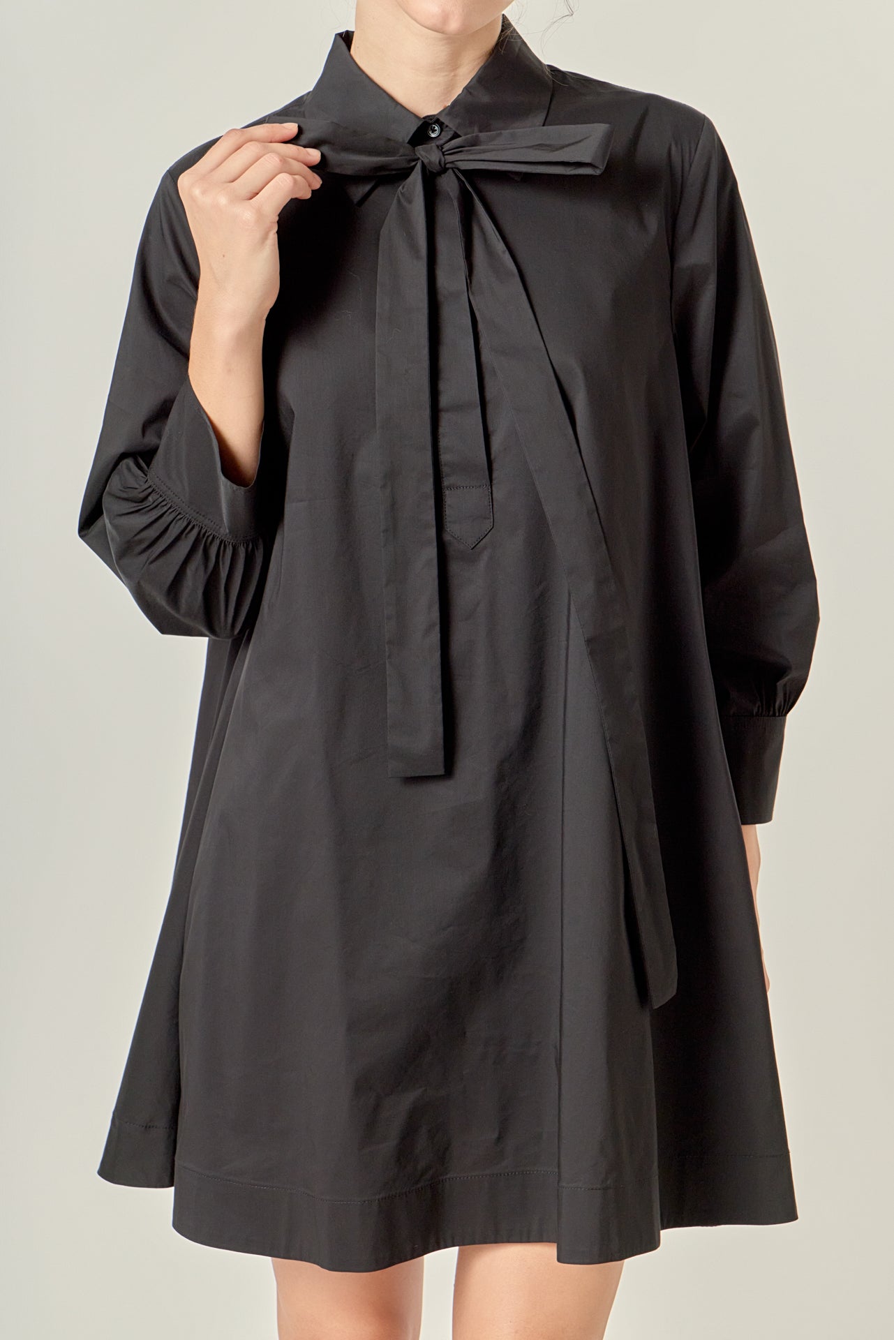 Bow Shirt Dress – English Factory