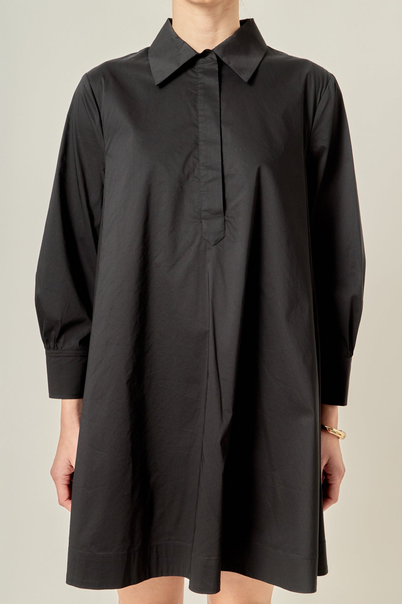 english factory long sleeve shirt dress Buy English Factory Bow Long Sleeve Shirt Dress - Black At 30% Off