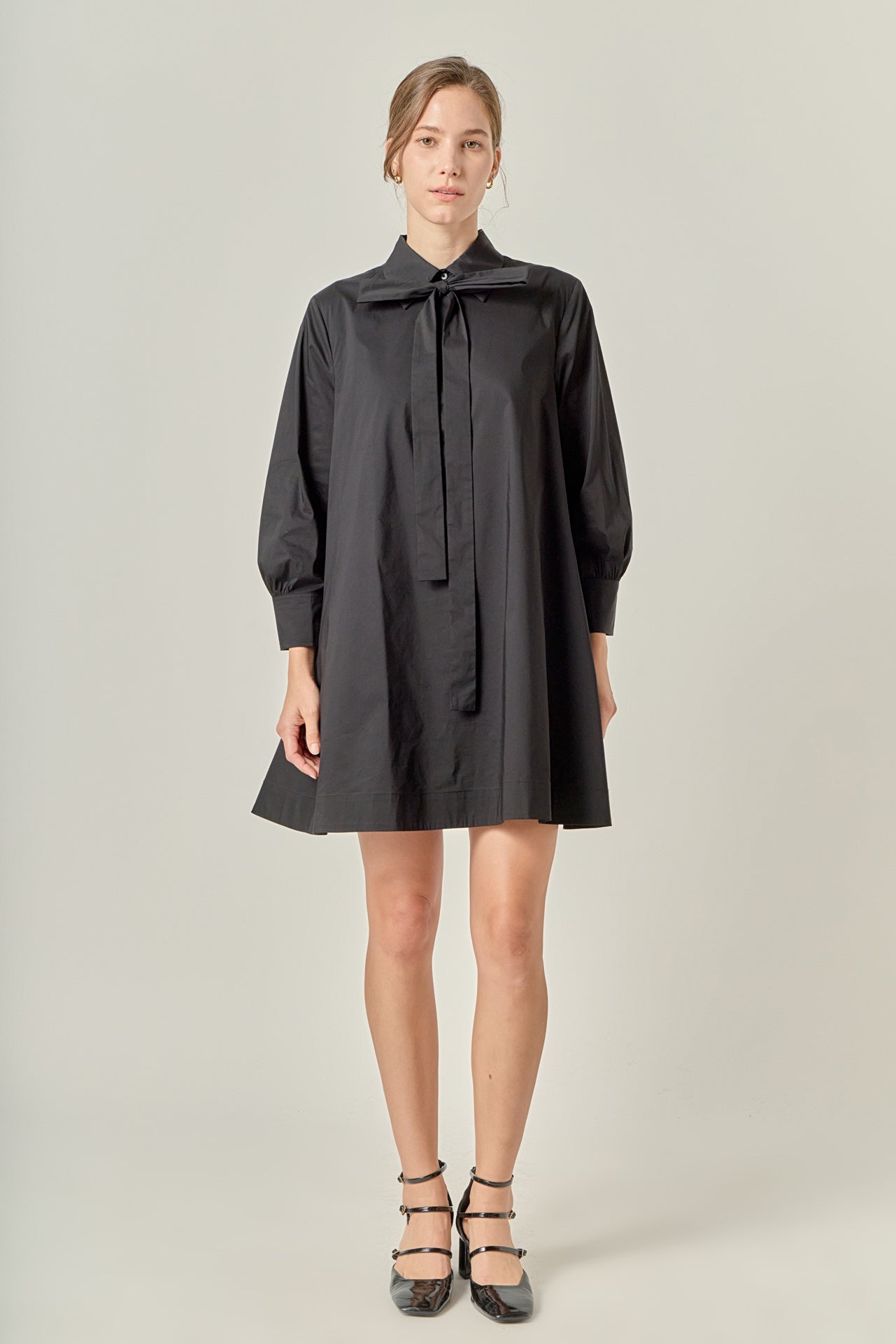 Bow Shirt Dress