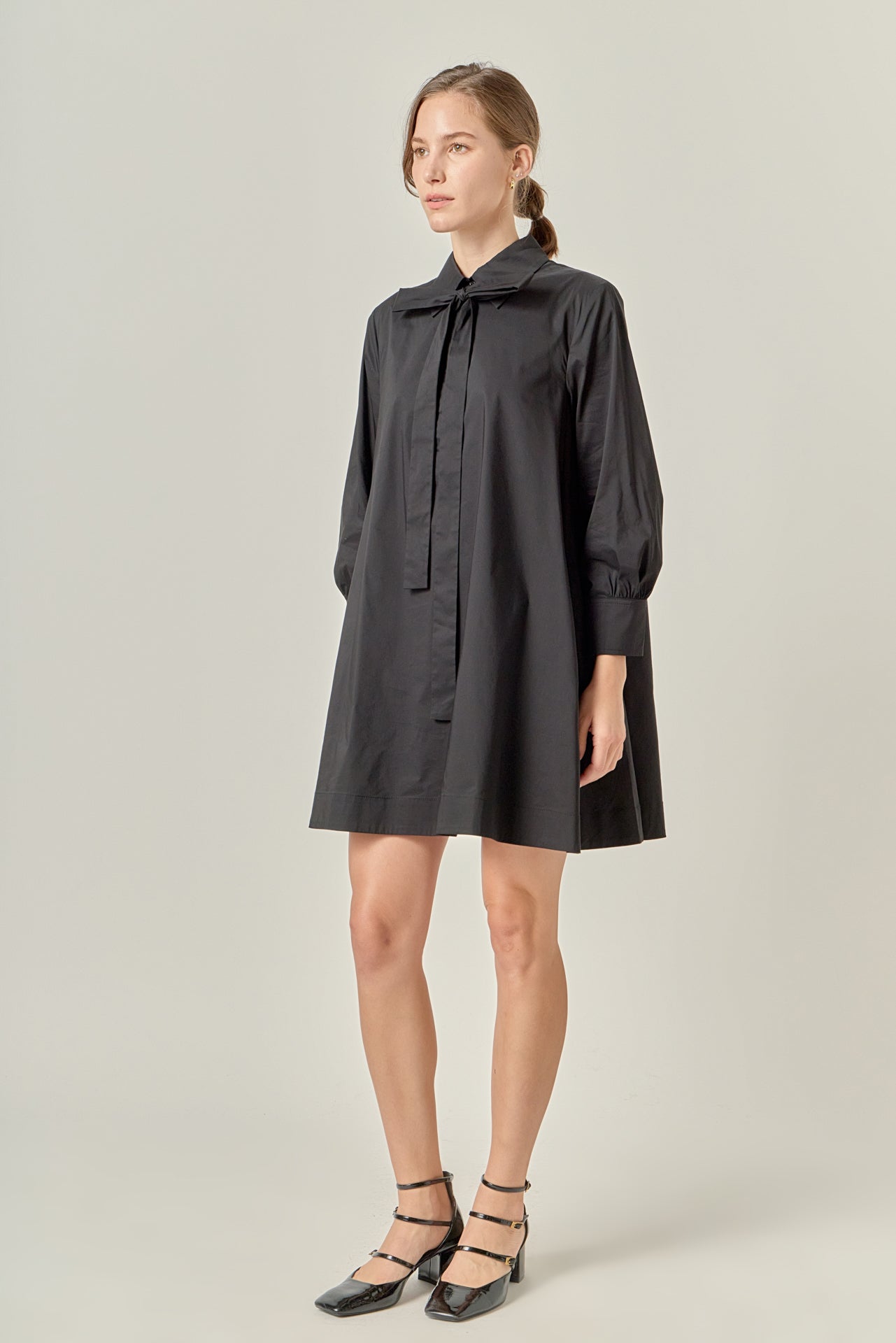 トップス ruimeme bow tie shirt dress Bow Shirt Dress – English Factory