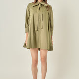 Bow Shirt Dress
