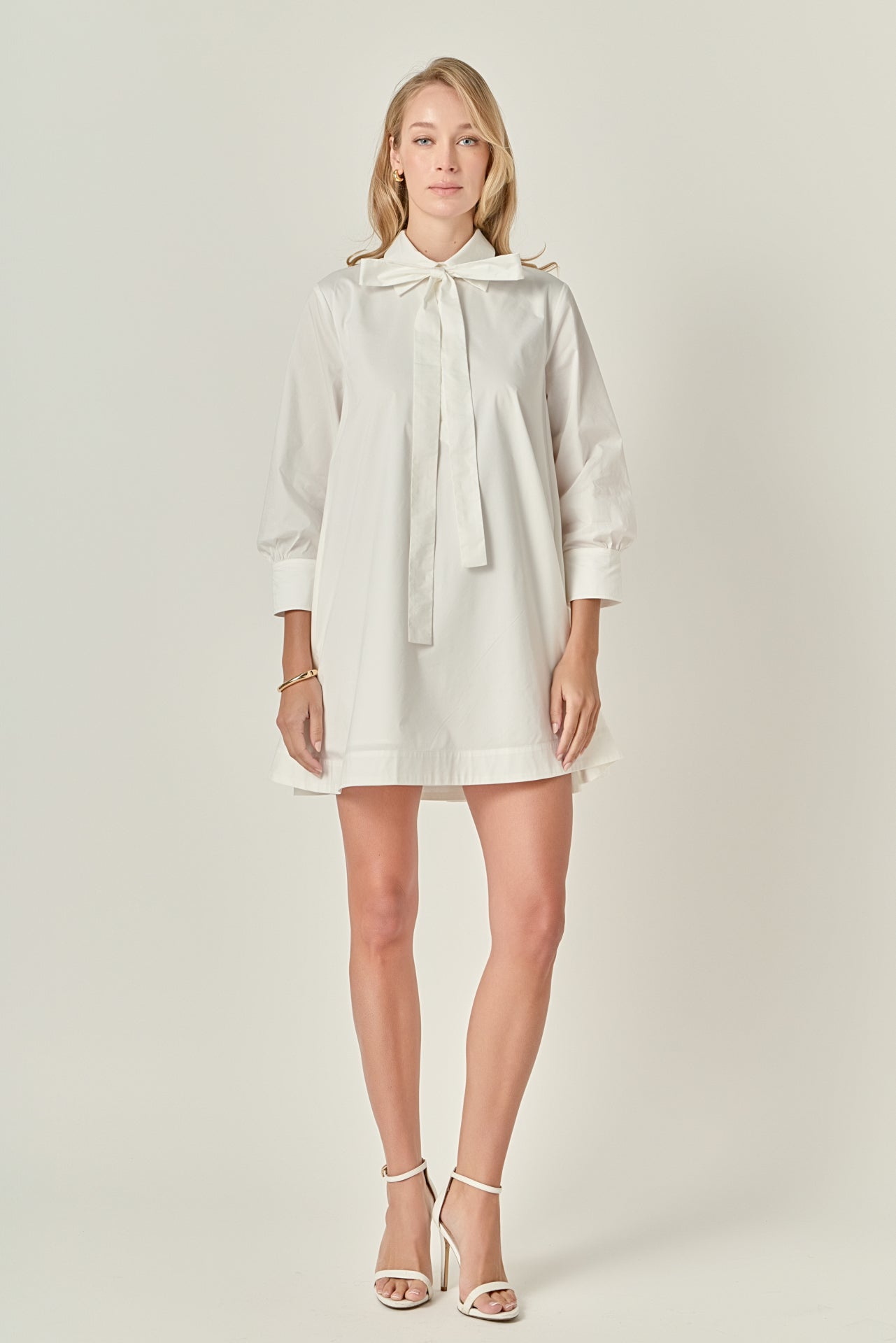 english factory bow shirt dress English Factory