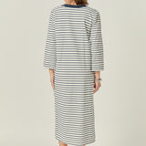 Stripe Jersey Midi Dress
