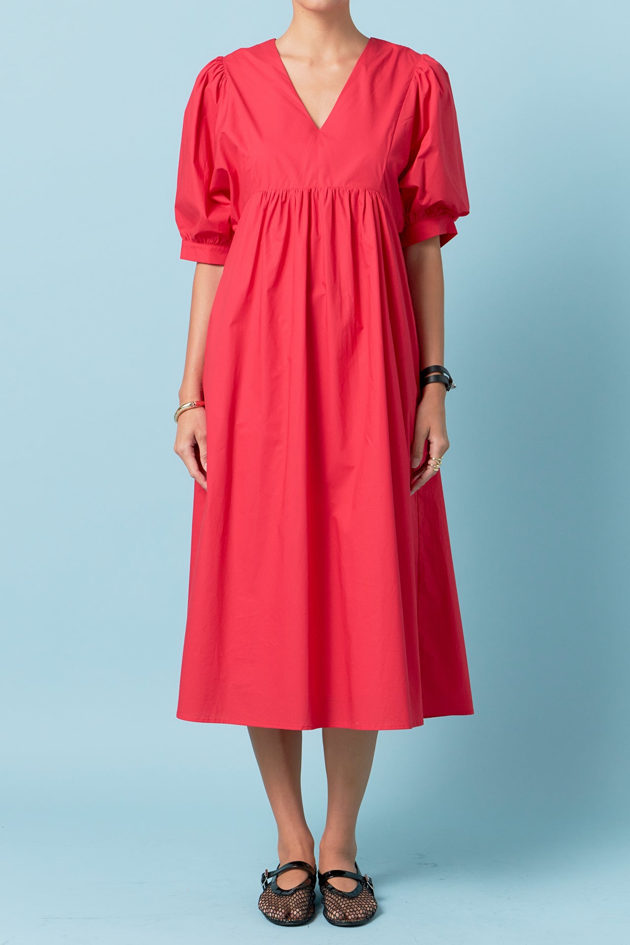 Back Bow Detail Midi Dress English Factory Back Bow Detail Midi Dress English Factory