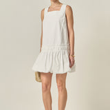 Shirring Detailed Sleeveless Dress