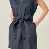 Stitch Detailed Mini Dress