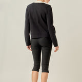 Colorblock Knit Cardigan