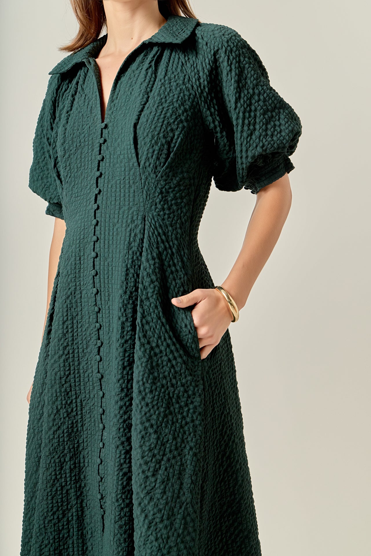 english factory shirt midi dress English Factory