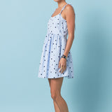 Polka Dot Sleeveless Mini Dress