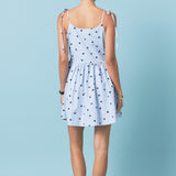 Polka Dot Sleeveless Mini Dress