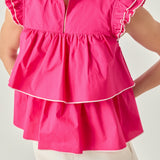 Sleeveless Tiered Top
