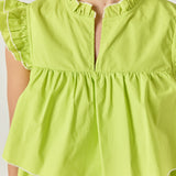 Sleeveless Tiered Top