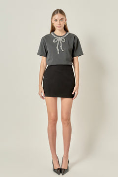 Bow Bead Detail Top