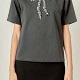 Bow Bead Detail Top