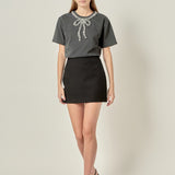 Bow Bead Detail Top