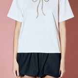 Bow Bead Detail Top