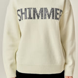 Holiday Sequins Lettering Sweater