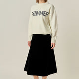 Holiday Sequins Lettering Sweater