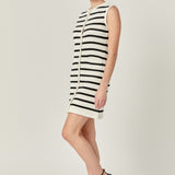 Striped Knit Vest Dress