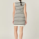 Striped Knit Vest Dress