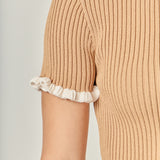 Ruffle Detailed Knit Top