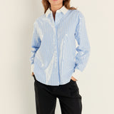 Sequin Stripe Shirt