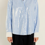 Sequin Stripe Shirt