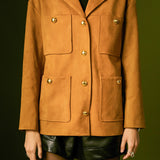 Faux Suede Jacket