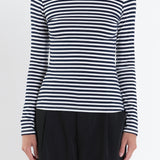 Stripe Turtle Neck Top